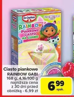 Carrefour Market Ciasto piankowe Rainbow Gabi Dr.Oetker oferta