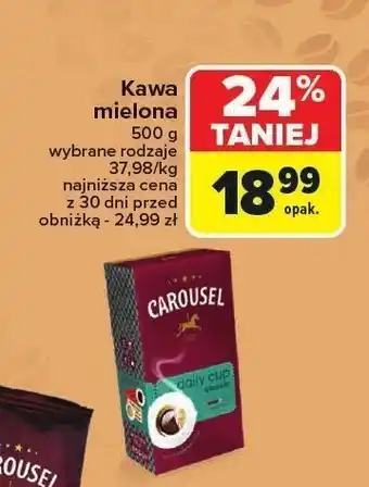 Carrefour Kawa mielona Carousel oferta