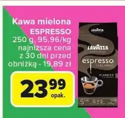 Carrefour Kawa mielona Lavazza Espresso oferta