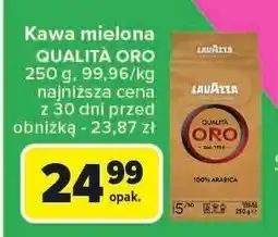 Carrefour Kawa mielona Lavazza Qualita Oro oferta