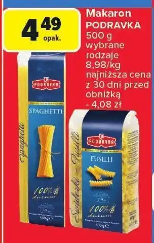 Carrefour Market Makaron Podravka oferta