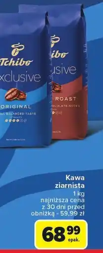Carrefour Kawa ziarnista Tchibo Exclusive oferta