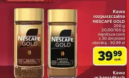 Carrefour Kawa rozpuszczalna Gold Nescafe oferta