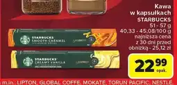 Carrefour Kawa w kapsułkach Starbucks Caramel/Creamy Vanilla oferta