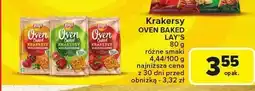 Carrefour Krakersy Oven Baked Lay's różne smaki oferta
