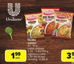 Carrefour Nudle Amino różne rodzaje oferta
