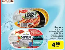 Carrefour Market Szproty w oleju Graal oferta