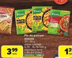 Carrefour Fix do potraw Knorr różne rodzaje oferta