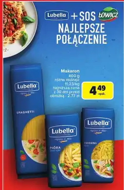 Carrefour Makaron Lubella różne rodzaje oferta