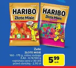 Carrefour Żelki Haribo Złote Misie oferta
