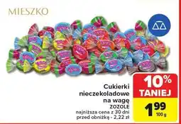 Carrefour Market Cukierki nieczekoladowe Zozole Mieszko oferta