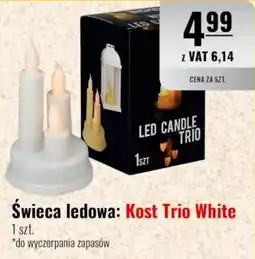 Eurocash Świeca ledowa: Kost Trio White oferta