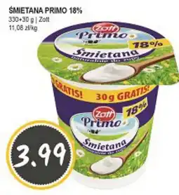 Słoneczko ŚMIETANA PRIMO 18% oferta