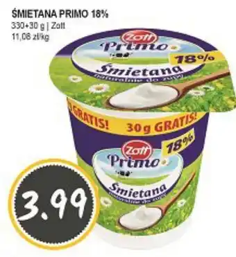 Słoneczko ŚMIETANA PRIMO 18% oferta