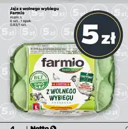 Netto Jaja z wolnego wybiegu kl. l Farmio oferta