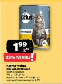 Netto Karma dla kota z drobiem Kiciuś oferta