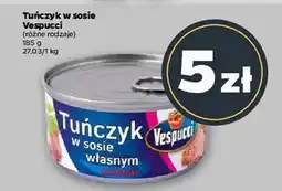 Netto Tuńczyk w sosie własnym Vespucci oferta