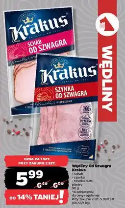 Netto Szynka biała od szwagra Krakus Animex oferta