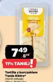 Netto Tortilla z kurczakiem i warzywami Twoje Bistro oferta