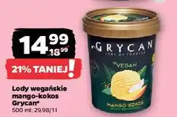 Netto Lody mango-kokos Grycan Vegan oferta
