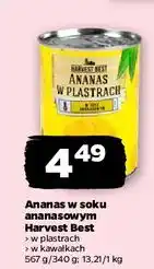 Netto Ananas w plastrach Harvest Best oferta