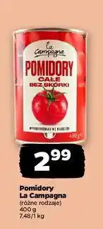Netto Pomidory całe bez skórki w soku pomidorowym La Campagna oferta