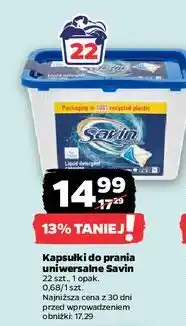 Netto Kapsułki do prania uniwersalne Savin oferta