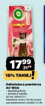 Netto Pachnące patyczki sprakling rose Air Wick Patyczki oferta