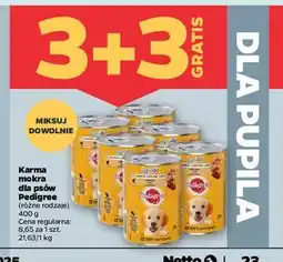 Netto Karma dla psa junior Pedigree oferta