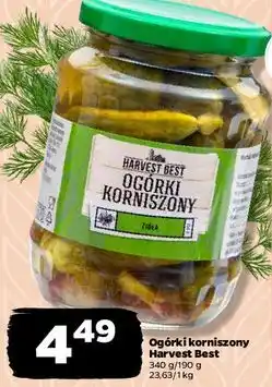 Netto Ogórki korniszony z ziołami Harvest Best oferta