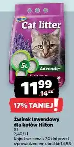Netto Żwirek dla kota bentonitowy lawenda Hilton oferta
