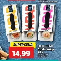 Lidl Sushi TOKYO Sushi wrap, różne rodzaje oferta