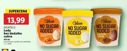 Lidl Lody bez dodatku cukru Gelatelli słony karmel oferta