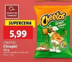Lidl Chrupki Cheetos zielona cebulka, papryka oferta