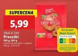 Lidl Precelki Snack Day solone, pomidor z oregano oferta