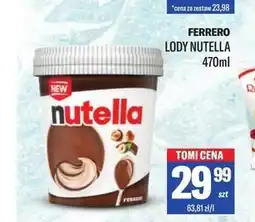 TomiMarkt Lody Nutella oferta