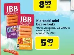 Carrefour Kiełbaski mini bez osłonki JBB, 2 rodzaje oferta