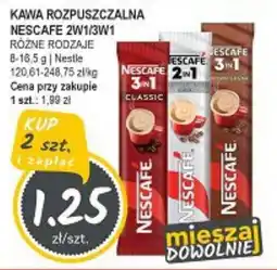Słoneczko KAWA ROZPUSZCZALNA NESCAFE 2W1/3W1 oferta