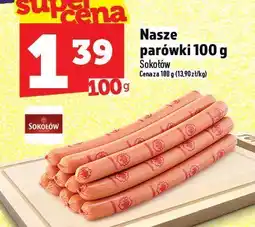 Topaz Parówki Nasze Sokołów oferta