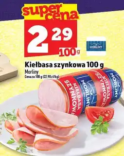 Topaz Kiełbasa szynkowa 100g Morliny oferta