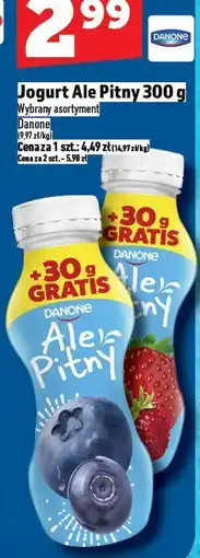 Topaz Jogurt Ale Pitny 300g Danone oferta