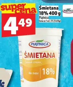 Topaz Śmietana 18% 400g Piątnica oferta