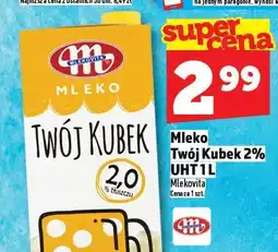 Topaz Mleko Twój Kubek 2% UHT 1L Mlekovita oferta