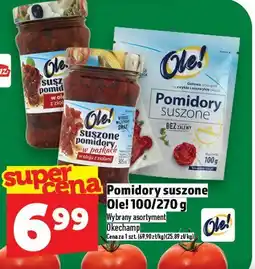 Topaz Pomidory suszone Ole! 100/270g oferta
