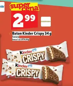 Topaz Baton Kinder Crispy 34g Ferrero oferta