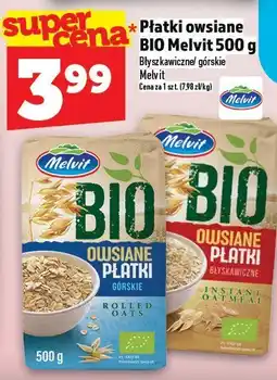 Topaz Płatki owsiane BIO Melvit 500g oferta