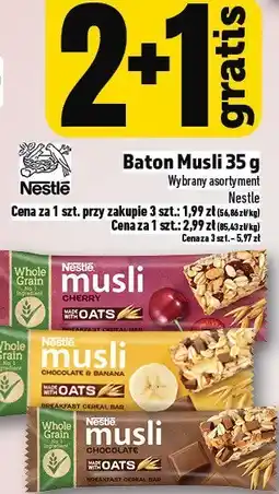 Topaz Baton Musli 35g Nestle oferta