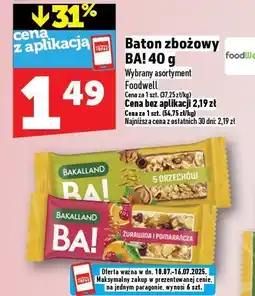 Topaz Baton zbożowy BA! 40g Bakalland oferta