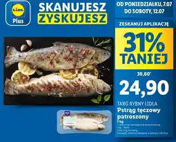 Lidl Pstrąg tęczowy patroszony Targ Rybny Lidla oferta