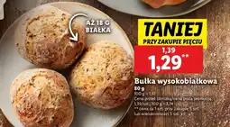 Lidl Bułka wysokobiałkowa Piekarnia Lidla oferta